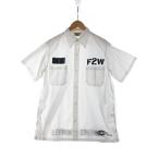 00 WEST RIDE талия ride мужской рубашка рубашка с коротким рукавом размер M белый немного царапина . загрязнения есть 