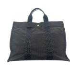 ショッピングトートバック 〇〇 HERMES エルメス エルメス エールライン MM トートバック 100951M グレー やや傷や汚れあり