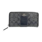 ショッピングコーチ 財布 〇〇 COACH コーチ シグネチャー ラウンドファスナー 長財布 F54630 ブラック やや傷や汚れあり