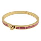 00 Kate Spade Kate Spade износ te-ji Spade цветок sin шарнир браслет браслет Gold x розовый немного царапина . загрязнения есть 