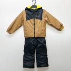 00 Columbia Colombia Kids лыжи одежда верх и низ в комплекте двойной хлопья комплект XXS 222SY1093 Brown немного царапина . загрязнения есть 