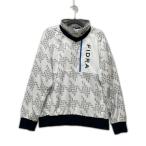 FIDRA Fidra одежда для гольфа женский тянуть over SIZE XL FD5GUY02 белый × серый немного царапина . загрязнения есть 