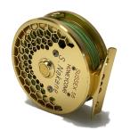 ** KEN SAWADA HoneycomBsa секс 56 fly reel имя ввод царапина . загрязнения есть 