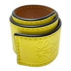 LOEWE Loewe s LAP браслет дыра грамм желтый кожа женский аксессуары заметная царапина . загрязнения нет 