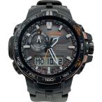 ☆☆ CASIO カシオ PRO TREK プロトレック トリプルセンサー PRW-6000Y-1JF 電波ソーラー メンズ 腕時計 やや傷や汚れあり