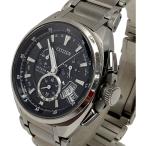 ☆☆ CITIZEN シチズン アテッサ エコドライブ H610-T015581 ブラック 電波ソーラー メンズ 腕時計 ATTESA 傷や汚れあり