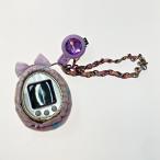 ** BANDAI Bandai TAMAGOTCHI Tamagotchi 4U серебряный × лиловый с покрытием немного царапина . загрязнения есть 