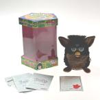 ** TOMY Tommy ..... небо лет домашнее животное! Furby чёрный × чай выпуск на японском языке немного царапина . загрязнения есть 