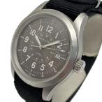 ☆☆ HAMILTON ハミルトン カーキ メカニカル デイト H695190 ブラウン 手巻き メンズ 腕時計 KHAKI やや傷や汚れあり