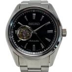 ☆☆ SEIKO セイコー プレサージュ メカニカル オープンハート SARY053 ブラック 自動巻き メンズ 腕時計 箱有 PRESAGE やや傷や汚れあり