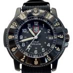 LUMINOX ルミノックス F-117ナイトフォーク ステンレス 3400 ブラック クォーツ メンズ 腕時計 箱有 傷や汚れあり