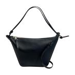 ショッピングロエベ ☆☆ LOEWE ロエベ ハンモック ホーボーバッグ ミニ A538G13X01 ブラック カーフ ショルダーバッグ 布袋有 やや傷や汚れあり