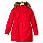 ☆☆ THE NORTH FACE ザノースフェイス ダウンジャケット TB5M / TN5M レッド SIZE S レディース やや傷や汚れあり
