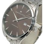 ☆☆ HAMILTON ハミルトン ジャズマスター ジェント H324510 ブラウン クォーツ メンズ 腕時計 箱・取説有 やや傷や汚れあり