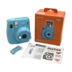 ** FUJIFILM Fuji film instax mini11 Cheki с коробкой камера мгновенной печати Sky голубой немного царапина . загрязнения есть 
