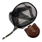  олень угол Insta сеть 4L кожа с футляром сачок рыбалка сопутствующие товары springs сеть немного царапина . загрязнения есть 