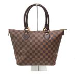 △△ LOUIS VUITTON ルイヴィトン ダミエ サレヤ PM ハンドバッグ N51183 ブラウン 目立った傷や汚れなし