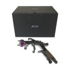 ^^ ANEST IWATA распылительный пистолет KIWAMI-13B10-S3 серебряный × лиловый свободный угол cup приложен немного царапина . загрязнения есть 