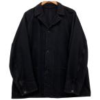 △△ COMOLI デニム ワークジャケット size2 2021SS TO1-01004 ブラック やや傷や汚れあり