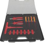 ^^ KNIPEXknipeks изоляция набор инструментов 26 позиций комплект немного царапина . загрязнения есть 