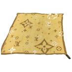 ショッピングルイ・ヴィトン △△ LOUIS VUITTON ルイヴィトン  スカーフ  モノグラム柄 ベージュ やや傷や汚れあり