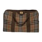 ^^ Burberrys Burberry znoba проверка тень шланг сумка "Boston bag" Vintage немного царапина . загрязнения есть 