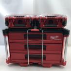 ** Milwaukee tool BOX PACKOUT выдвижной ящик место хранения 3 уровень 48-22-8443 красный царапина . загрязнения есть 