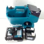 ** MAKITA Makita 36V(18V+18V) заряжающийся мойка высокого давления ( батарея 2 шт * зарядное устройство * с футляром ) MHW080D голубой немного царапина . загрязнения есть 