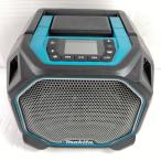 ** MAKITA Makita заряжающийся динамик 14.4v/18v/40vmax Bluetooth установка MR014G голубой царапина . загрязнения есть 