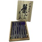 ΘΘ река Kiyoshi режущий инструмент резьбовой нож дракон дерево гравюра / скульптура вместе рисунок 7 шт. комплект немного царапина . загрязнения есть 