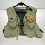 §§ Patagonia Patagonia рыболовный жилет SIZE S хаки царапина . загрязнения есть 