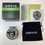 §§ ORVIS прозрачный вода Large a- балка II fly reel серый царапина . загрязнения есть 