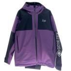 DAIWA Daiwa DW-1924 GORE-TEX Gore-Tex балка sa плитка winter костюм L зимний костюм лиловый × черный немного царапина . загрязнения есть 