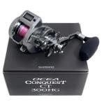 SHIMANO Shimano катушка bait reel 24osia Conquest CT 300HG с ящиком 046710 заметная царапина . загрязнения нет 