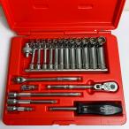 ♭♭ Snap-on Snap-on комплект головок Short &amp; глубокий мм размер храповик 107TMPB красный заметная царапина . загрязнения нет 