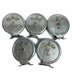 ** FUJI REEL Fuji катушка барабан катушка 40 5 шт суммировать черный x оттенок голубого царапина . загрязнения есть 