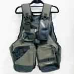 ** SHIMANO Shimano плавающий лучший рыболовный жилет VF-024U серый немного царапина . загрязнения есть 