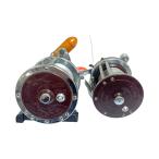 ** PENN обе ось катушка 2 шт. комплект ржавчина есть 113-H/No.500 царапина . загрязнения есть 