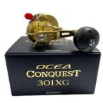 SHIMANO Shimano обе ось катушка 22osia Conquest 301XG круглый руль ручка есть 044471