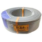 ΦΦ Fuji электрический провод промышленность (FUJI ELECTRIC WIRE) VVF кабель flat форма 100m шт серый VVF3×2.0 3 сердцевина 0507008 не использовался . близкий 