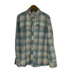 SIMMS рыбалка одежда SIZE M рубашка гид серии проверка orange × голубой 
