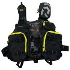 DAIWA Daiwa рыбалка сопутствующие товары рыбалка наряд рыболовный жилет черный заметная царапина . загрязнения нет 