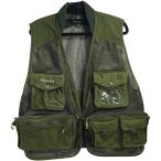 ΣΣ mont*bell Mont Bell рыболовный жилет рыбалка уличный men's XL/XXL зеленый немного царапина . загрязнения есть 