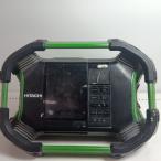 HiKOKI высокий ko-ki аккумулятор тип радио 14.4V/18V UR18DSDL зеленый AM:522-1629/FM:76-108MHz немного царапина . загрязнения есть 