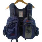 mazumemazme рыбалка наряд рыболовный жилет mazume темно-синий RED MOON темно-синий царапина . загрязнения есть 