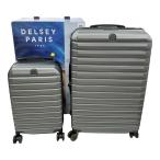 ** DELSEY чемодан износ um край 2 шт. комплект 36L-101L TSA блокировка соответствует серый заметная царапина . загрязнения нет 