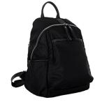 Fabbrica d'Oro リュック レディース 通勤 a4 抗菌 パソコン 軽量 マザーズバッグ ビジネス ナイロン NL3 (黒)