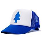 Dipper Gravity Falls Cartoon New Curved Bill Blue Pine Tree Hat Cap Tr