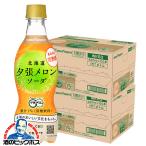 ジュース 送料無料 ポッカサッポロ 北海道夕張メロンソーダ 420ml×2ケース/48本(048)『FSH』