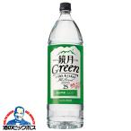 1.8L домашнее животное Корея shochu . вид Suntory зеркало месяц зеленый 25 раз 1800ml× 1 шт. [FSH]